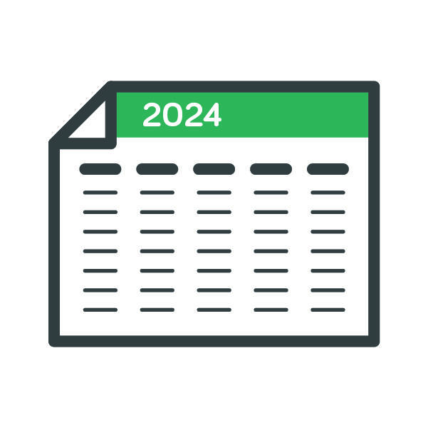 planery kalendarze suchoscieralne 2024